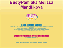 Tablet Screenshot of bustypam.com